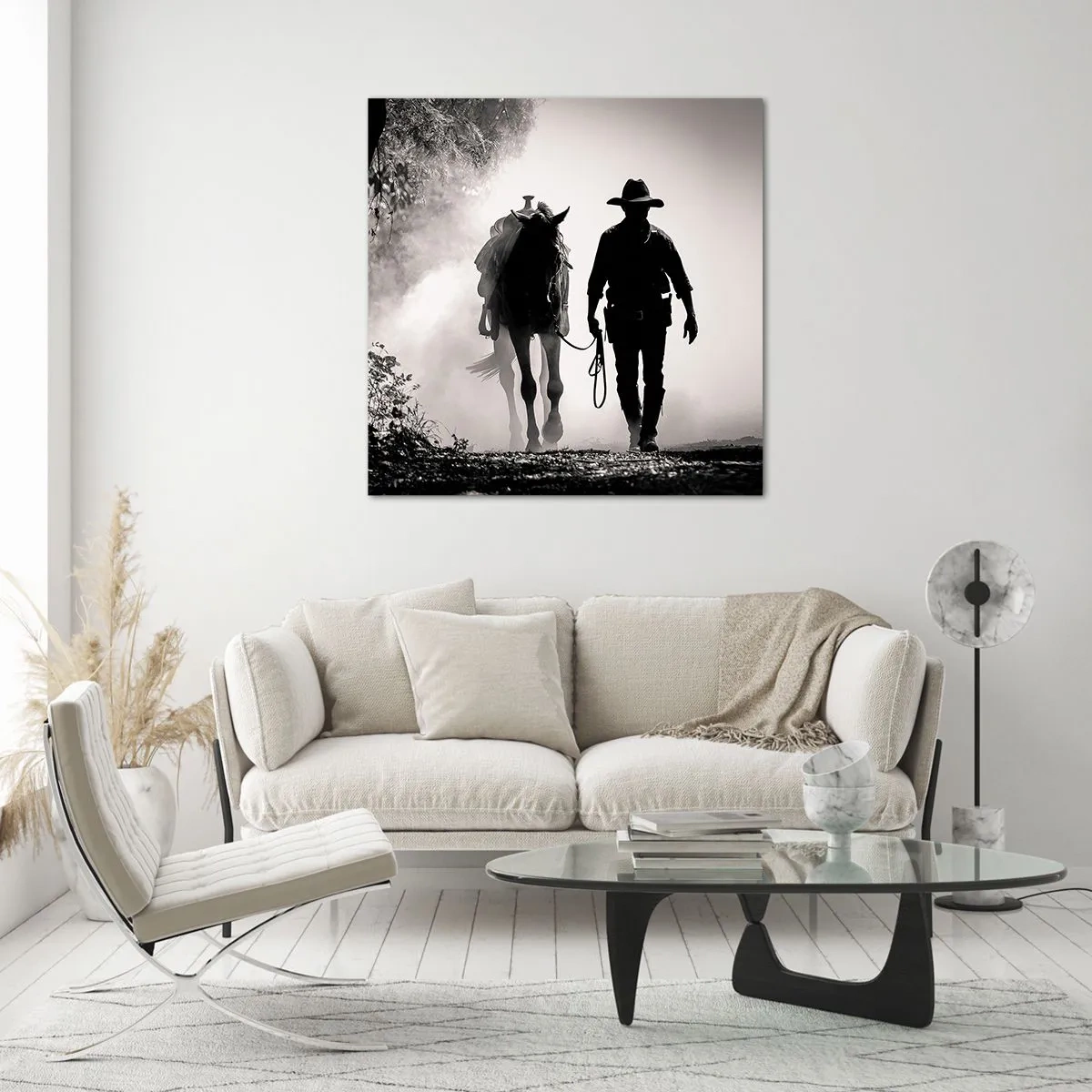 Obraz na skle - Texaské ráno - 70x70 cm