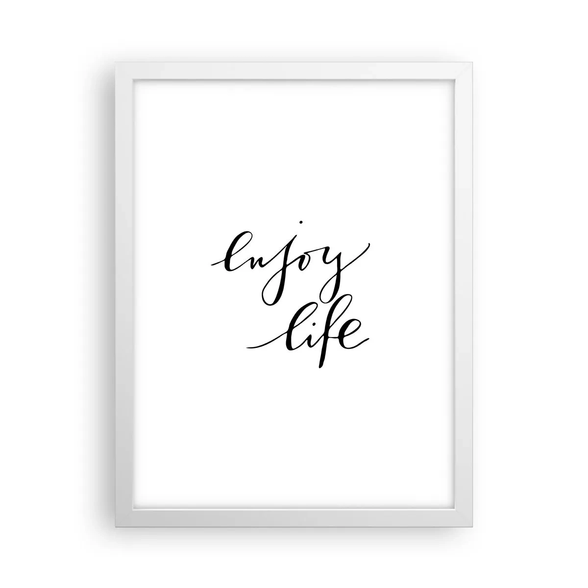 Plakát v bílém rámu - Není co dodat… - 30x40 cm