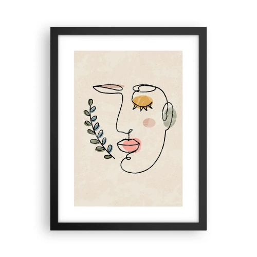 Plakát v černém rámu - Nalezený klid - 30x40 cm