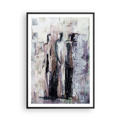 Plakát v černém rámu - Tajemná trojice - 70x100 cm