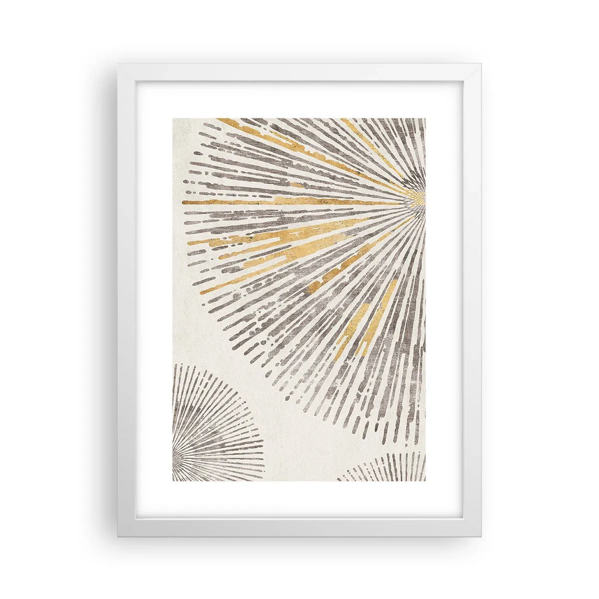 Plakát v bílém rámu - Krása paprsku - 30x40 cm
