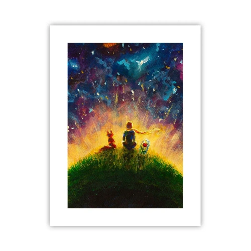 Plakát - Láska a přátelství - celý svět - 30x40 cm