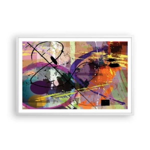 Plakát v bílém rámu - Lze přímo nebo kolem - 91x61 cm