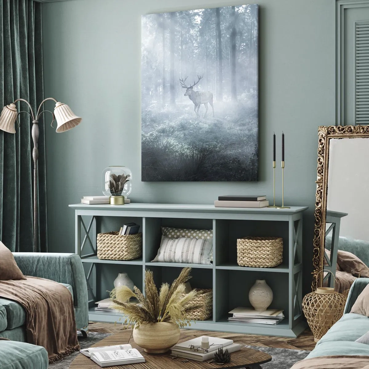 Obraz na plátně - Ranní obchůzka sídliště - 50x70 cm