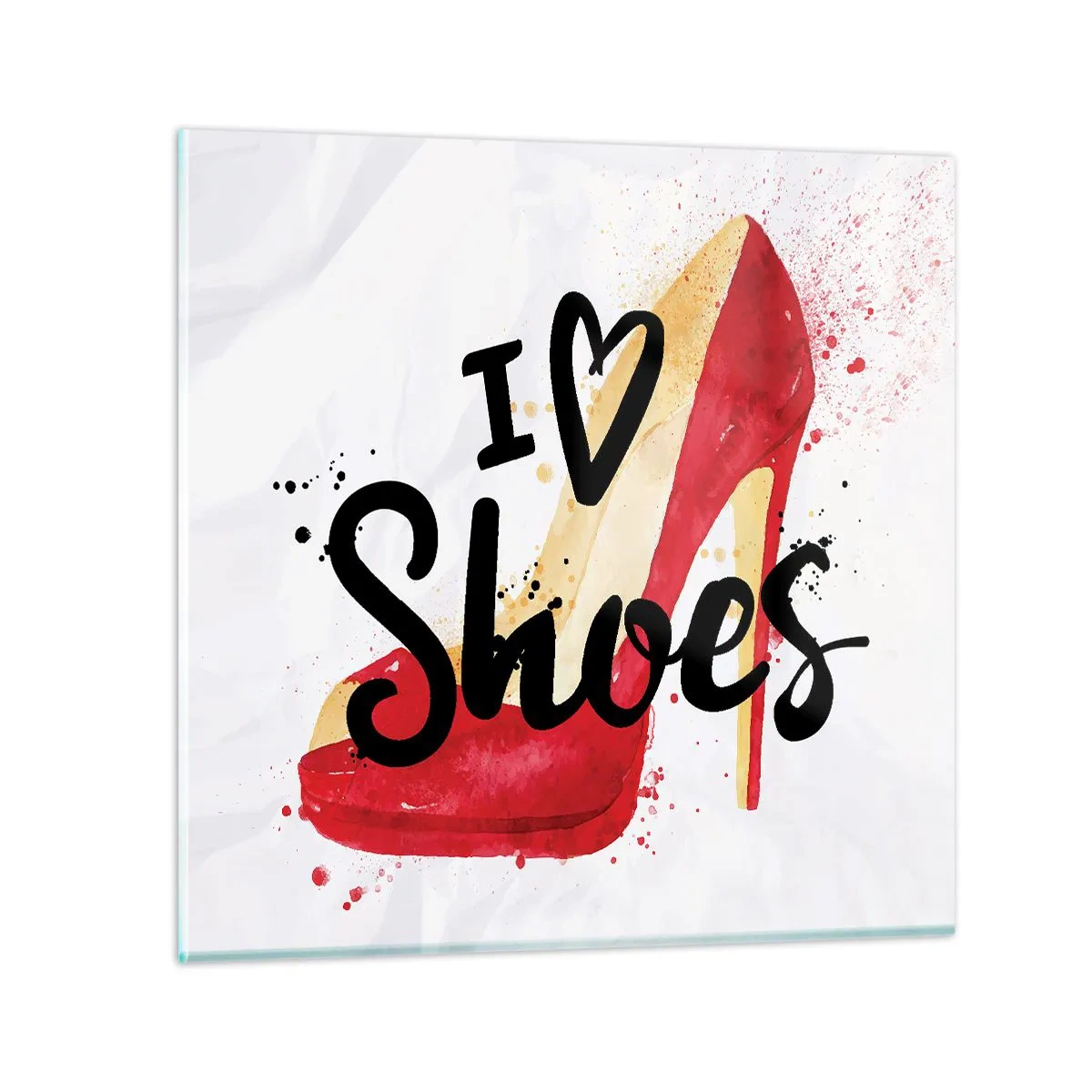 Obraz na skle - Láska má více podob - 60x60 cm