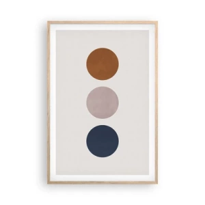 Plakát v rámu světlý dub - Symbol dokonalosti - 61x91 cm