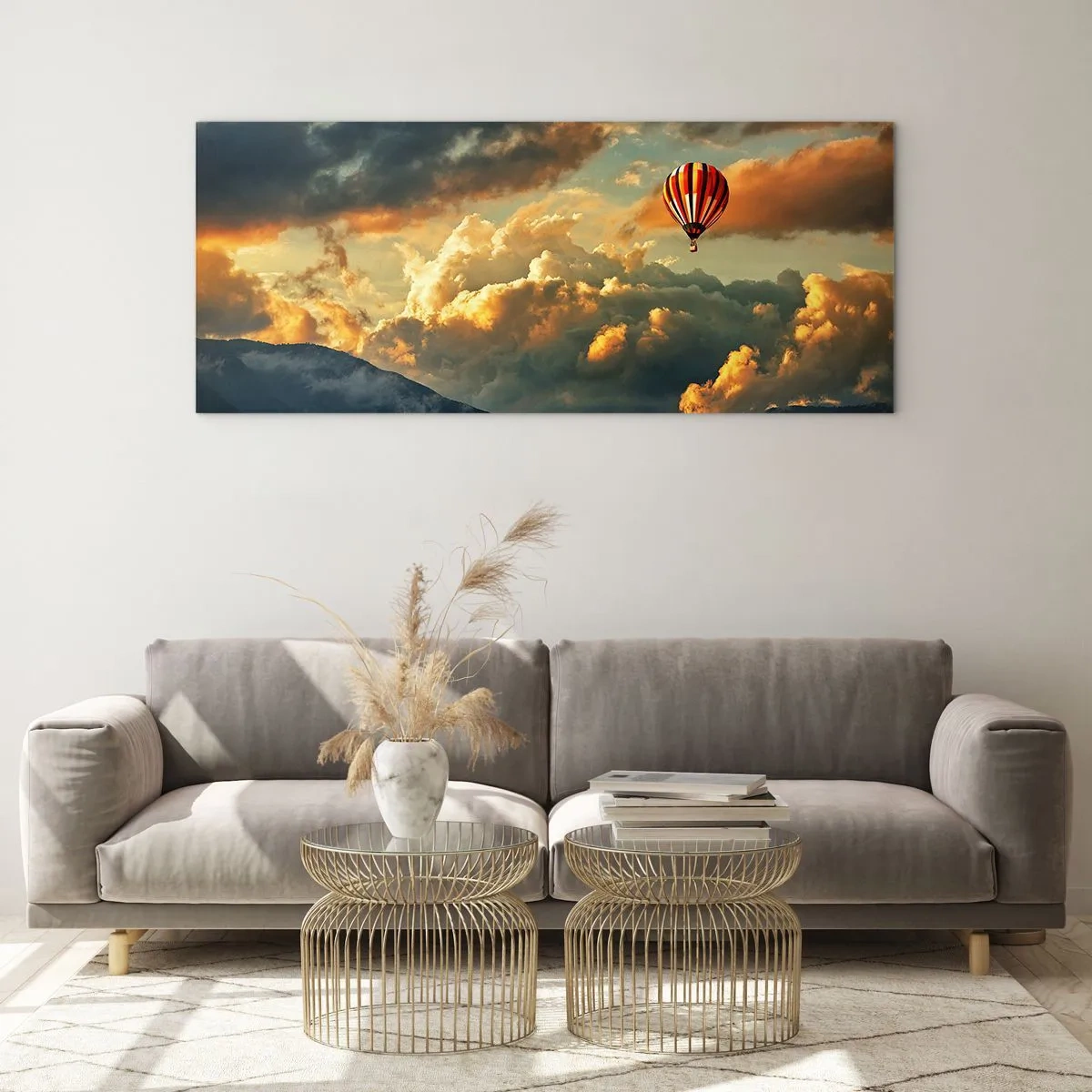 Obraz na skle - Letím, protože chci - 120x50 cm