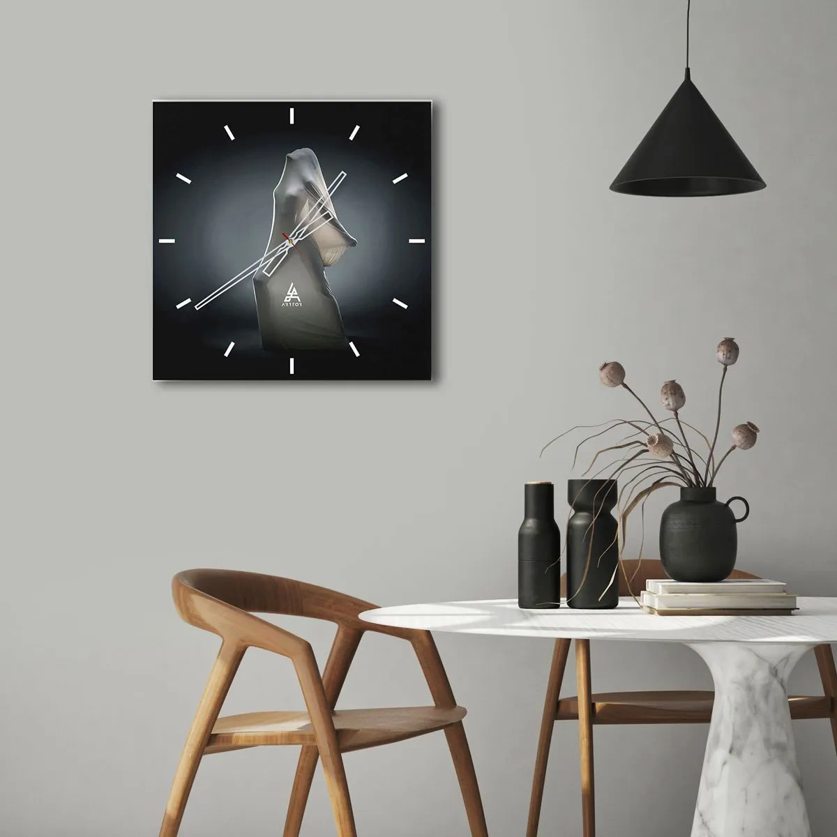 Nástěnné hodiny - Skryté touhy - 30x30 cm