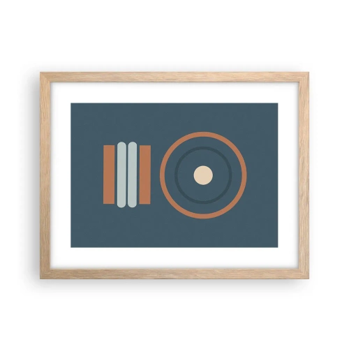 Plakát v rámu světlý dub - Podstata věcí - 40x30 cm