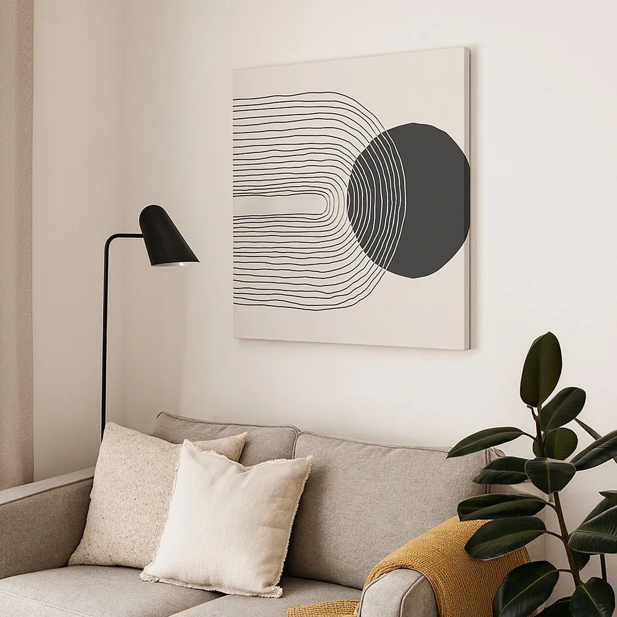 Obraz na plátně - Chvění a jistota - 30x30 cm