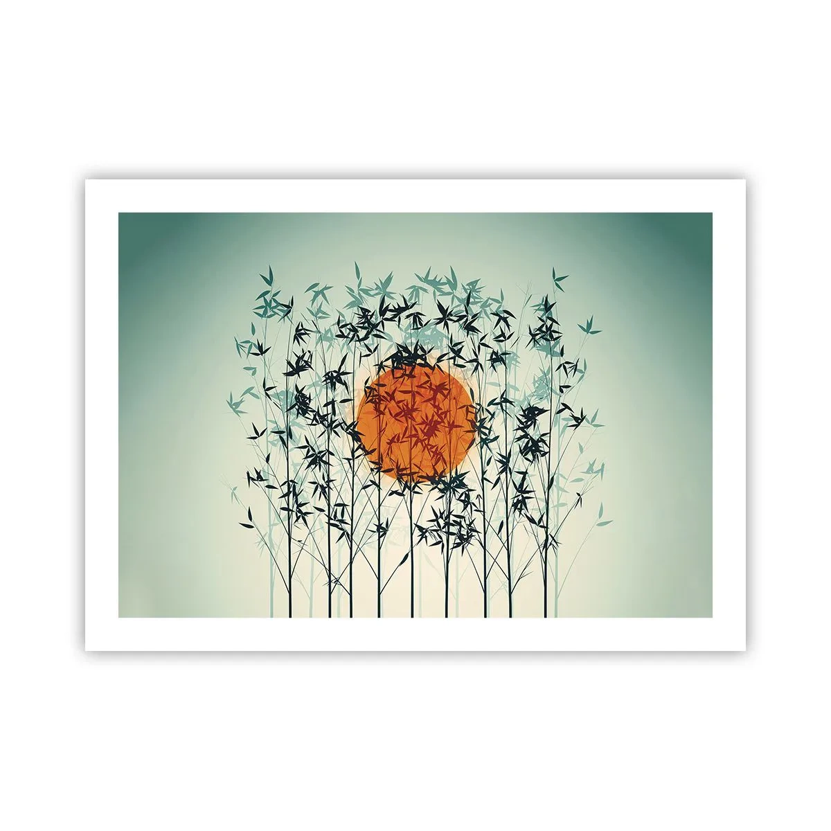 Plakát - Japonské slunce - 70x50 cm