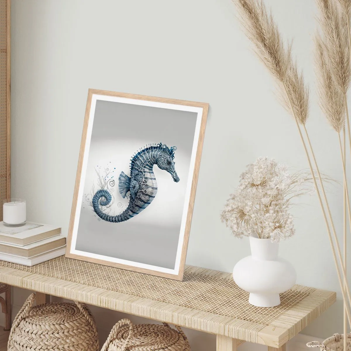 Plakát v rámu světlý dub - Jemný vtip přírody - 50x70 cm