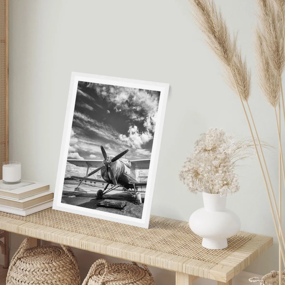 Plakát v bílém rámu - Nemohu se toho dočkat! - 40x50 cm