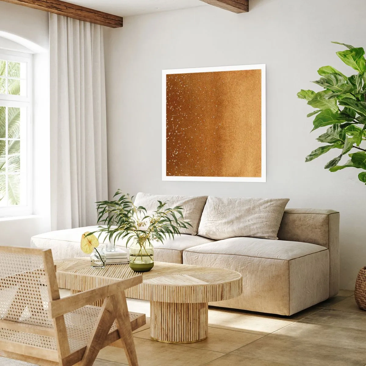 Plakát - Zrození světla - 40x40 cm