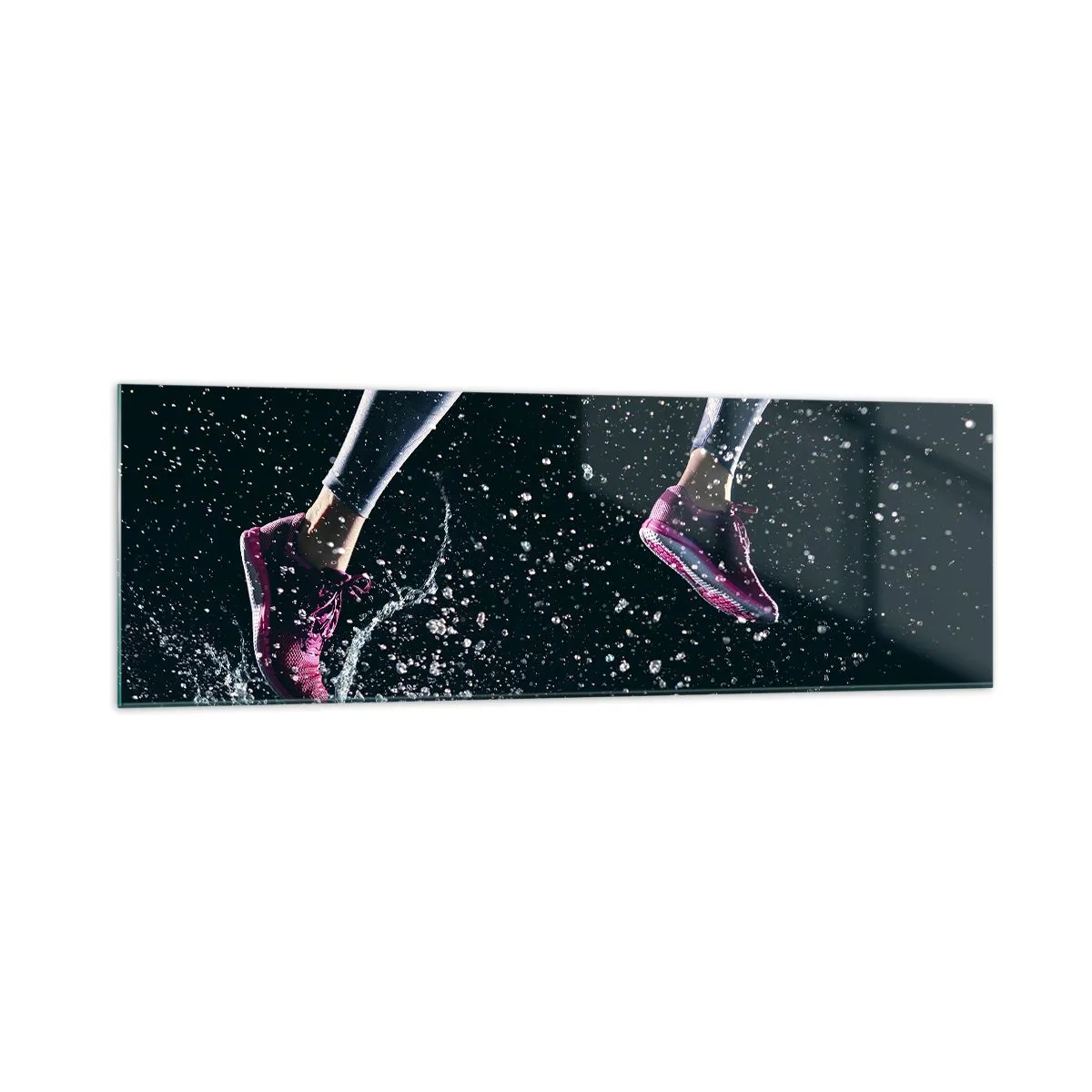 Obraz na skle - Poběž jako vítr - 160x50 cm