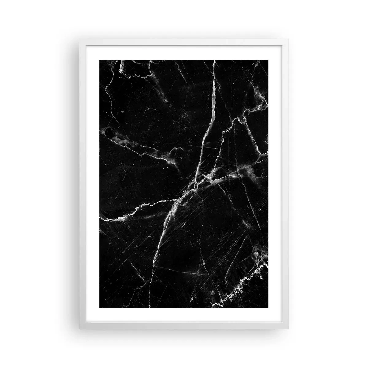Plakát v bílém rámu - Tajemný život kamene - 50x70 cm