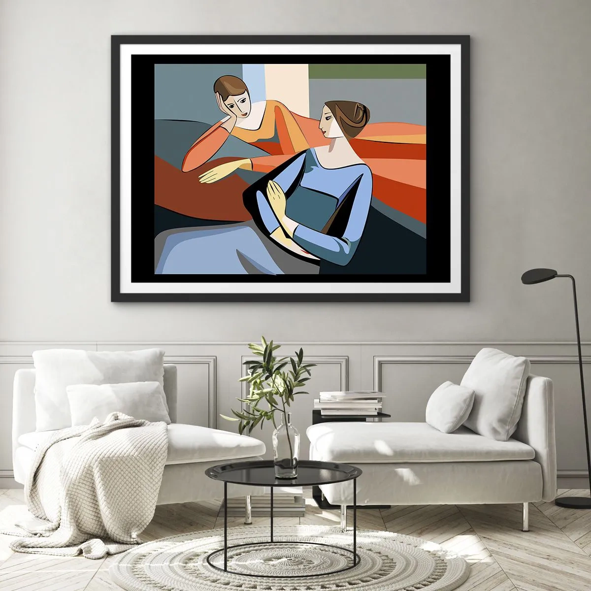 Plakát v černém rámu - Chvíle svěření - 70x50 cm