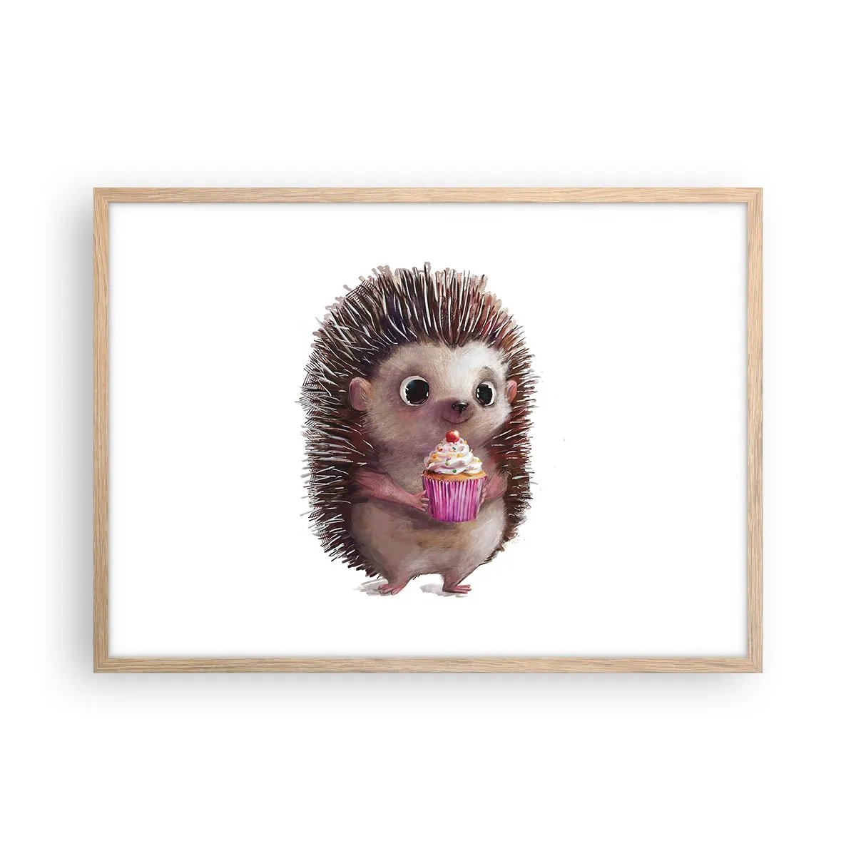 Plakát v rámu světlý dub - Oslava je každý den - 70x50 cm
