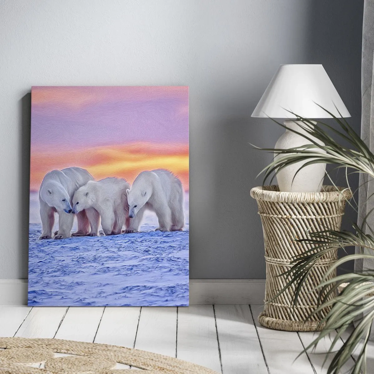 Obraz na plátně - Stačí rodinné teplo - 55x100 cm