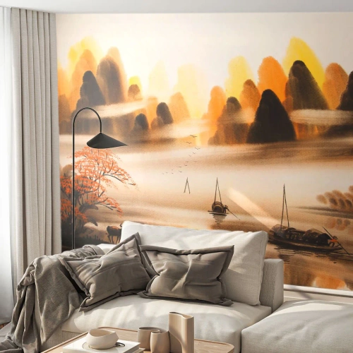 Fototapeta Premium Canvas - Dál než na Dálném východu - Čína, Krajina, Asie - 400x280 cm