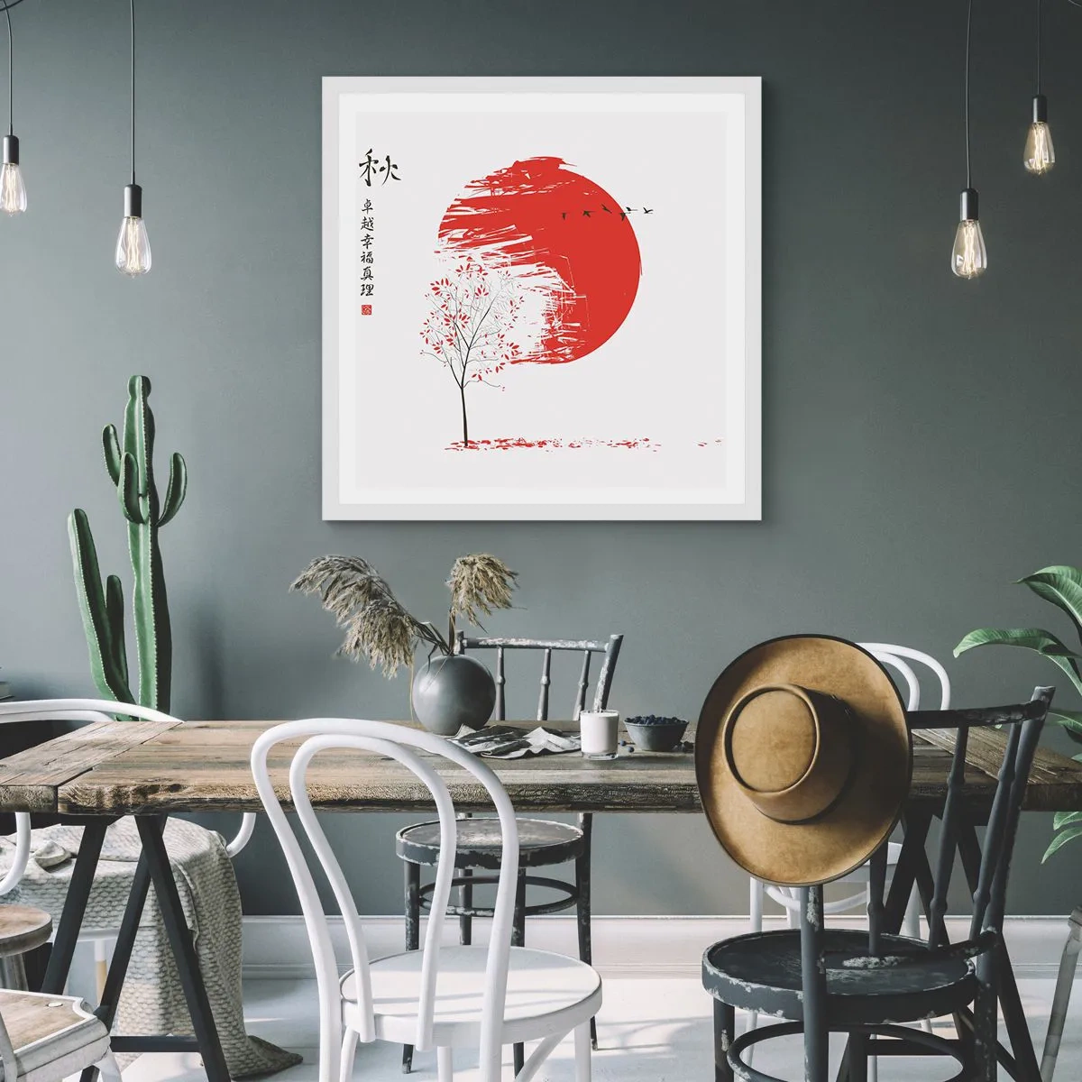 Plakát v bílém rámu - Znáte tuto zemi? - 60x60 cm