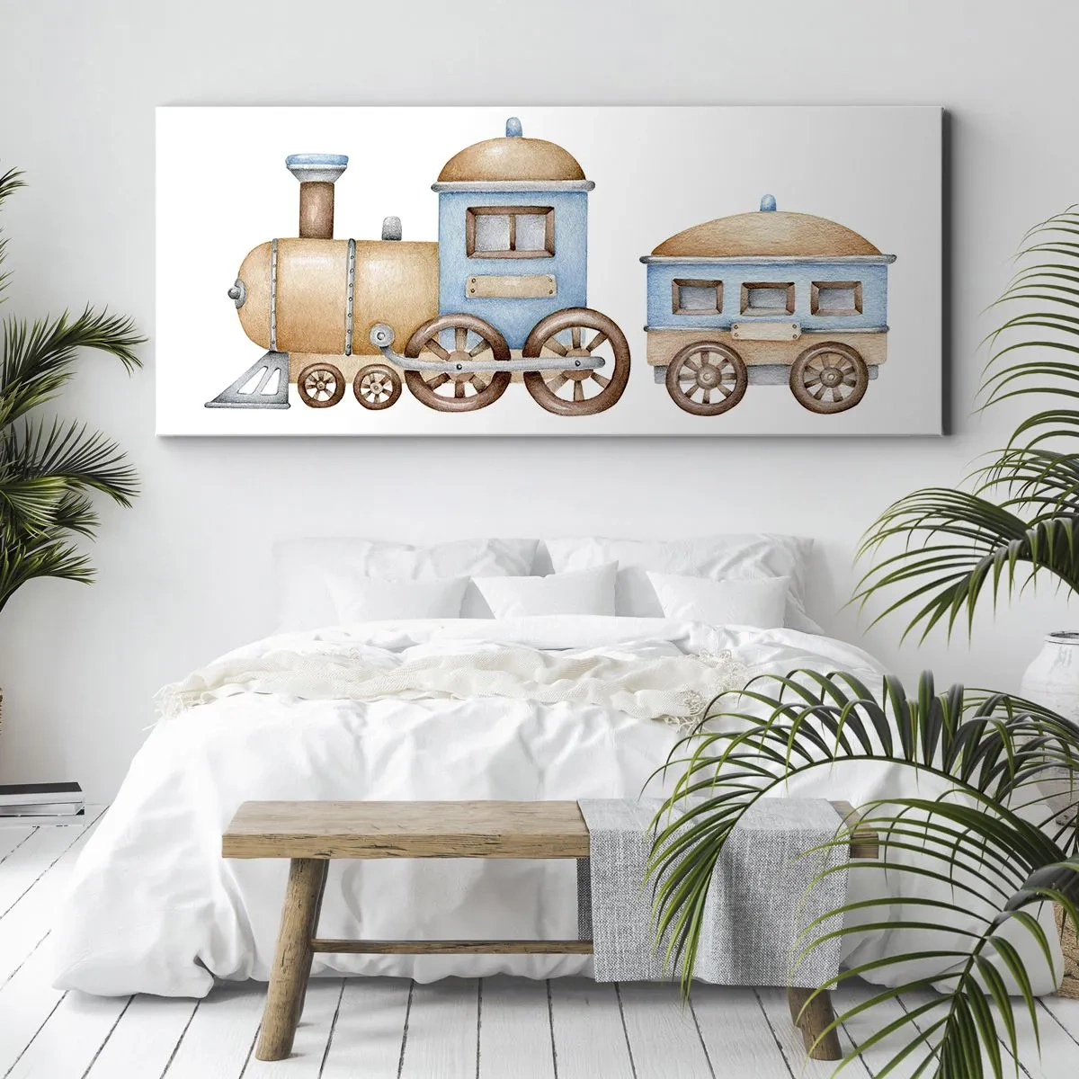 Obraz na plátně - Na dráze stojí… - 100x40 cm