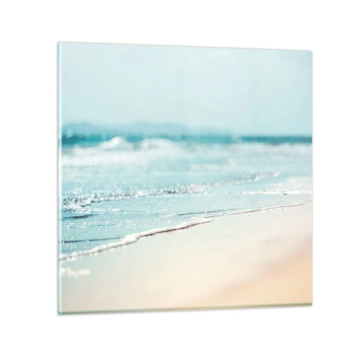 Obraz na skle - Teplo a hluk - 40x40 cm