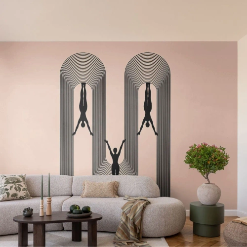 Fototapeta Premium Canvas - Vzhůru nohama - Surrealismus, Tělo, Jóga - 350x256 cm