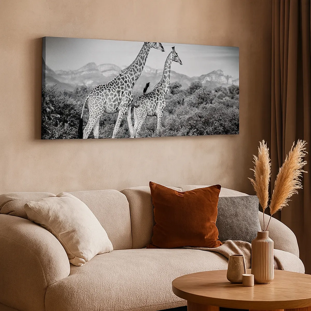 Obraz na plátně - Vyšší kruhy v Africe - 30x30 cm