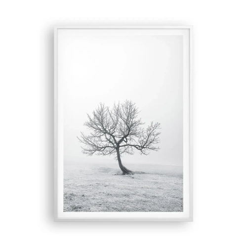Plakát v bílém rámu - Proti nicotě - 70x100 cm