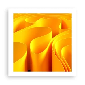 Plakát - Jako sluneční vlny - 50x50 cm