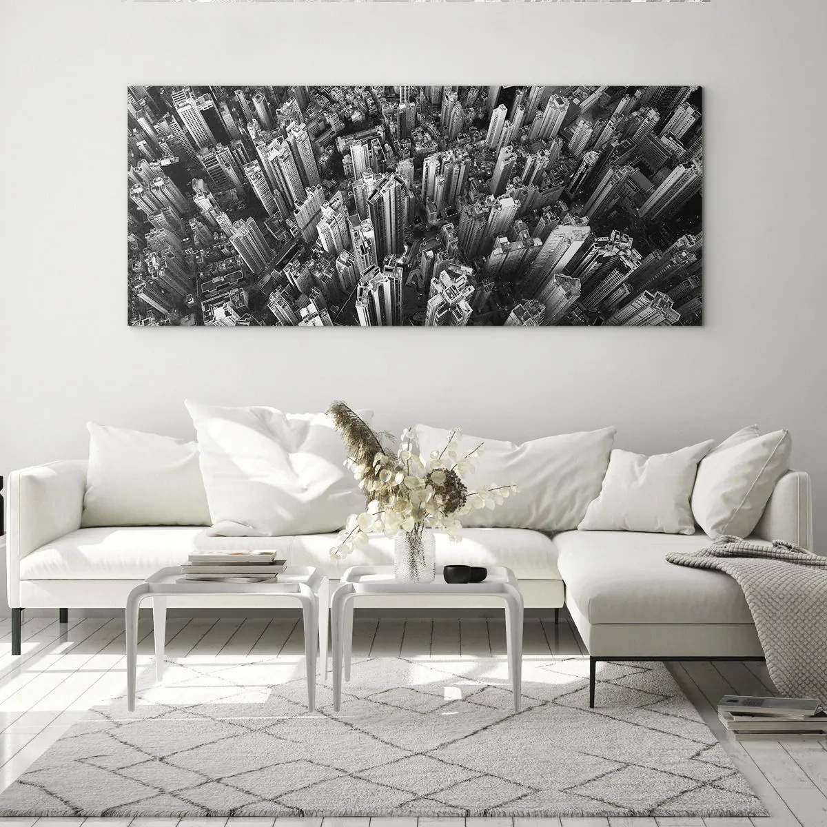 Obraz na skle - Stále výš a výš - 100x40 cm