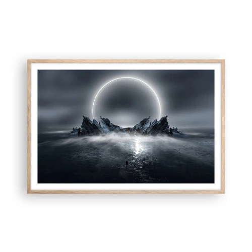 Plakát v rámu světlý dub - Finále příběhu - 91x61 cm