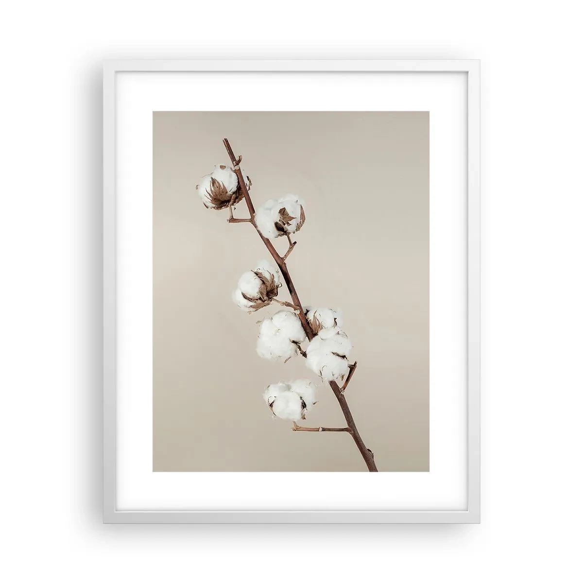Plakát v bílém rámu - U zdroje měkkosti - 40x50 cm
