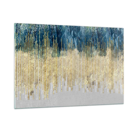 Obraz na skle - Zlacená hranice - 120x80 cm