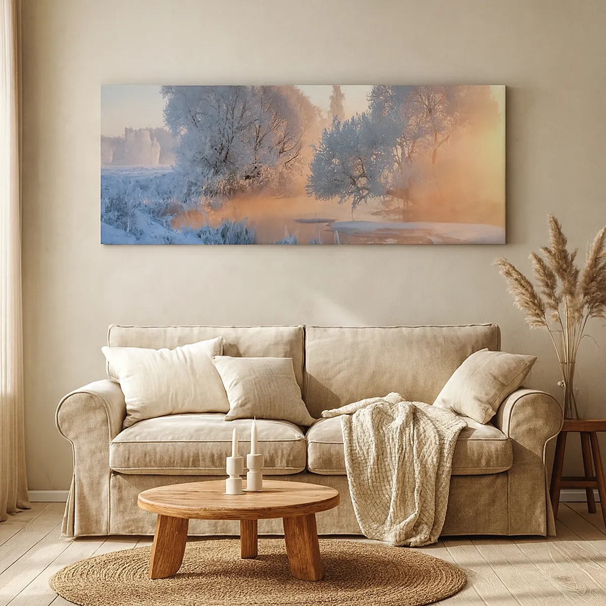 Obraz na plátně - Vše se leskne ve slunečním krystalu - 30x30 cm