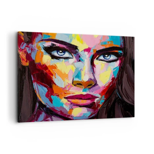 Obraz na plátně - Také barevná duše - 100x70 cm