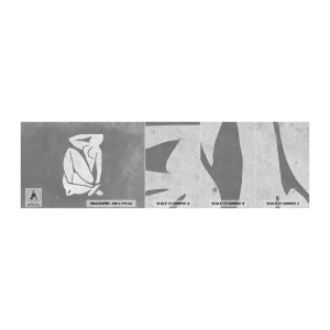 Vzor Fototapety Premium Sand - V zádumčivosti - Minimalistický, Akt, Jemné - 100x30 cm