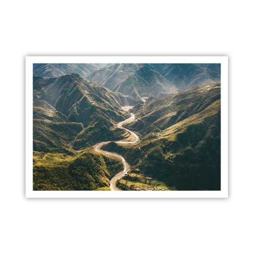 Plakát - Přímo ze srdce hor - 100x70 cm