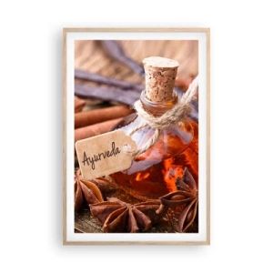 Plakát v rámu světlý dub - K jednotě těla a ducha - 61x91 cm