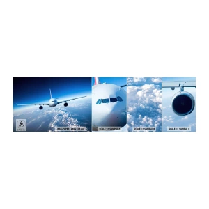 Vzor Fototapety Samolepicí Deluxe Sticker - Letím protože chci - Letadlo, Letadlo, Výlet - 100x30 cm