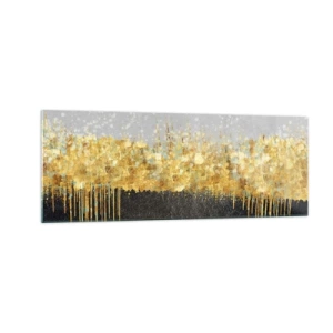 Obraz na skle - Dovnitř a vzhůru - 140x50 cm