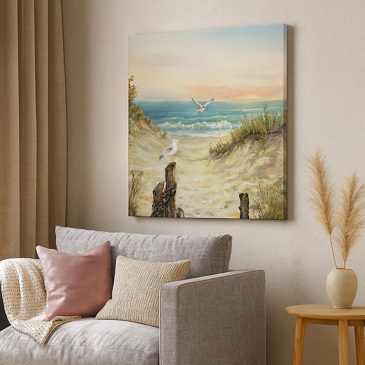 Obraz na plátně - Bezvětří a samota - 30x30 cm