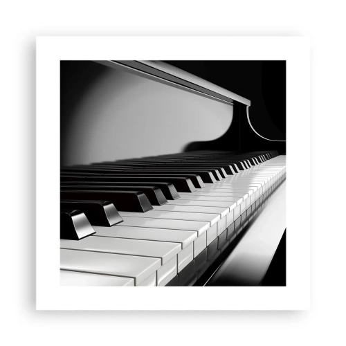 Plakát - Harmonie tvarů a barev - 40x40 cm