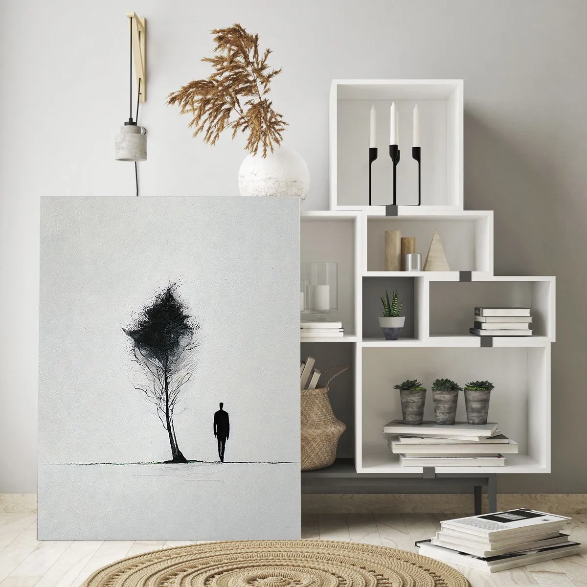 Obraz na skle - Všichni se touláme - 70x100 cm