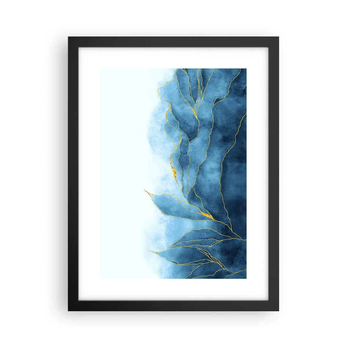 Plakát v černém rámu - Blankyt ve zlatě - 30x40 cm