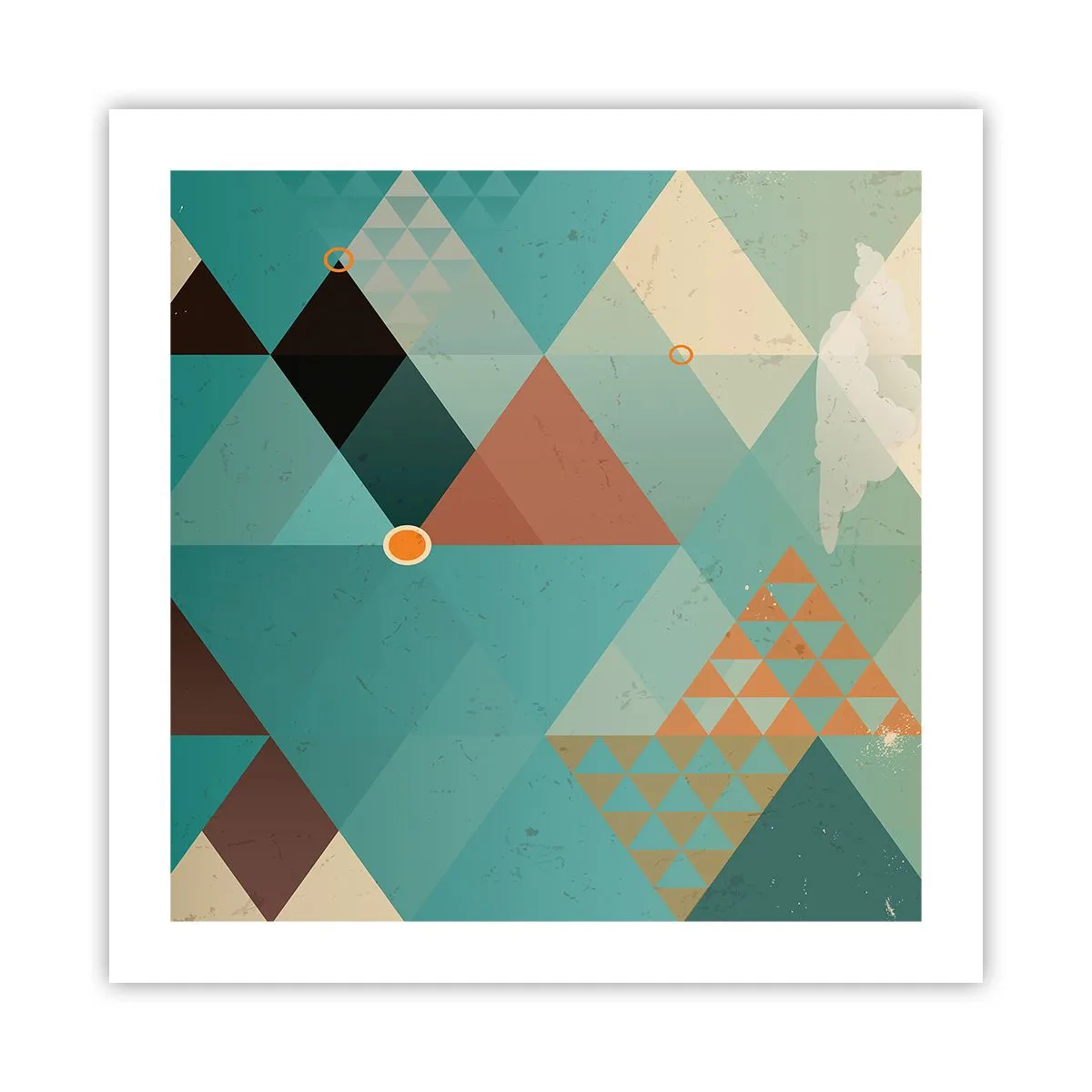 Plakát - Jednota mnohosti, mnohost jednoty - 50x50 cm