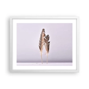 Plakát v bílém rámu - Proti nicotě - 50x40 cm