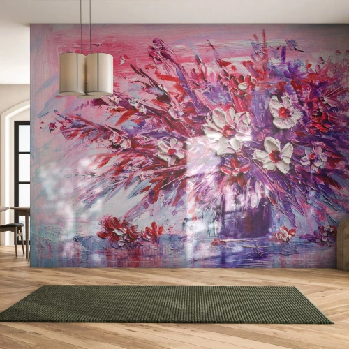 Fototapeta Samolepicí Deluxe Sticker - Nevinnost a vášeň - Květiny, Kytice květin, Zahrada - 250x175 cm