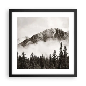 Plakát v černém rámu - Žulový panovník - 40x40 cm